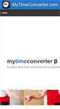 Mobile Screenshot of mytimeconverter.com